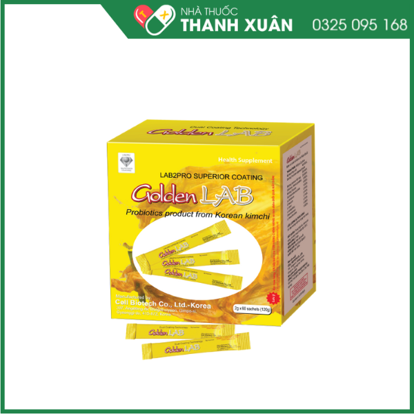 Golden LAB hỗ trợ cân bằng hệ vi sinh đường ruột